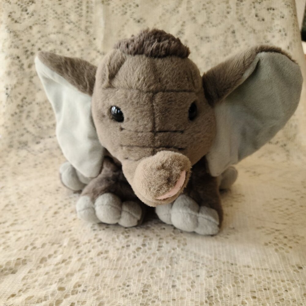 WILD REPUBLIC GRAY BABY AFRICAN ELELPHANT PLUSH STUFFED ANIMAL